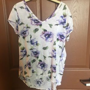 Floral Print T-Shirt from Anthropologie